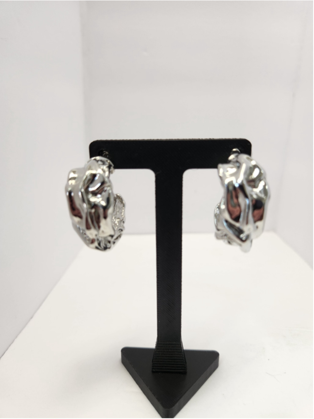 I.N.C. International Concepts Silver Hoop Earrings - Picture 11 of 11